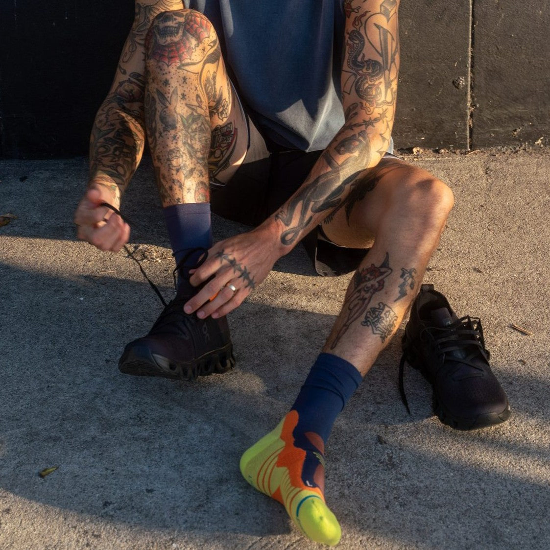 Stance Pace Socks | Light Cushion | Crew Length | Turbulence