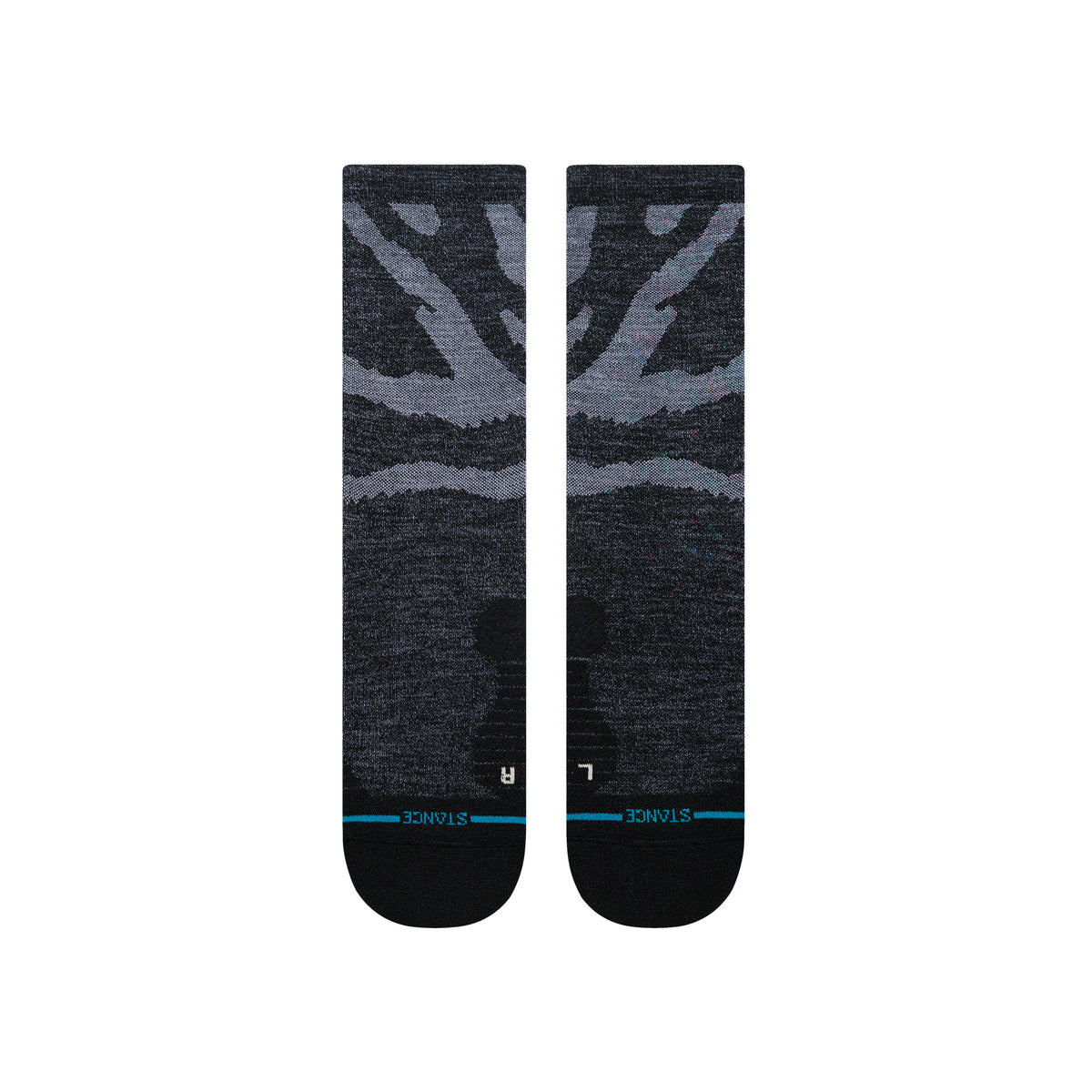 Stance Performance Wool Socks | Light Cushion | Crew Length | Digi Dash Black