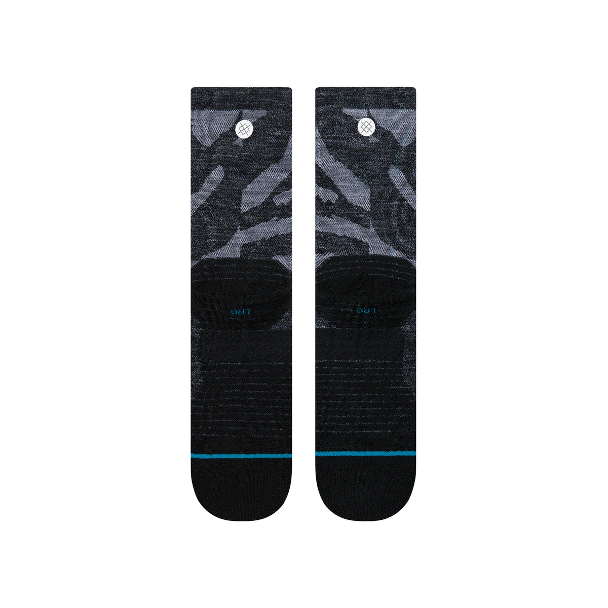 Stance Performance Wool Socks | Light Cushion | Crew Length | Digi Dash Black