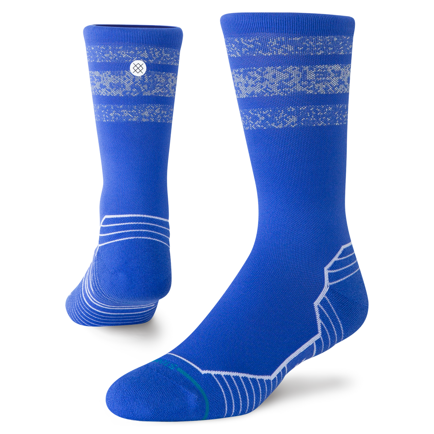 Stance Reflector Socks | Light Cushion | Crew Length | Boyd Cobalt Blue