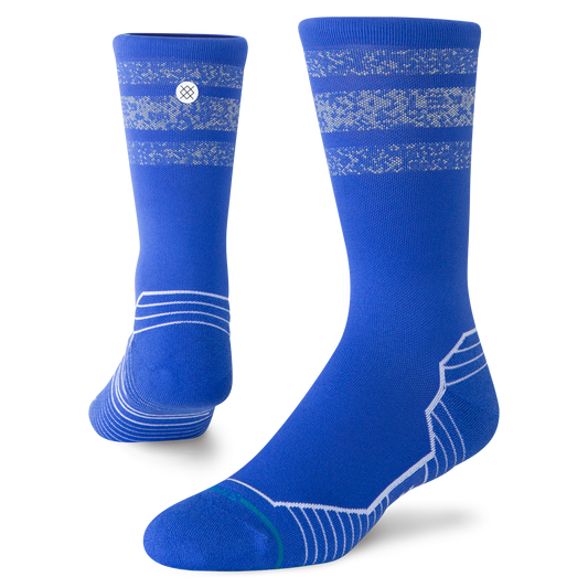 Stance Reflector Socks | Light Cushion | Crew Length | Boyd Cobalt Blue