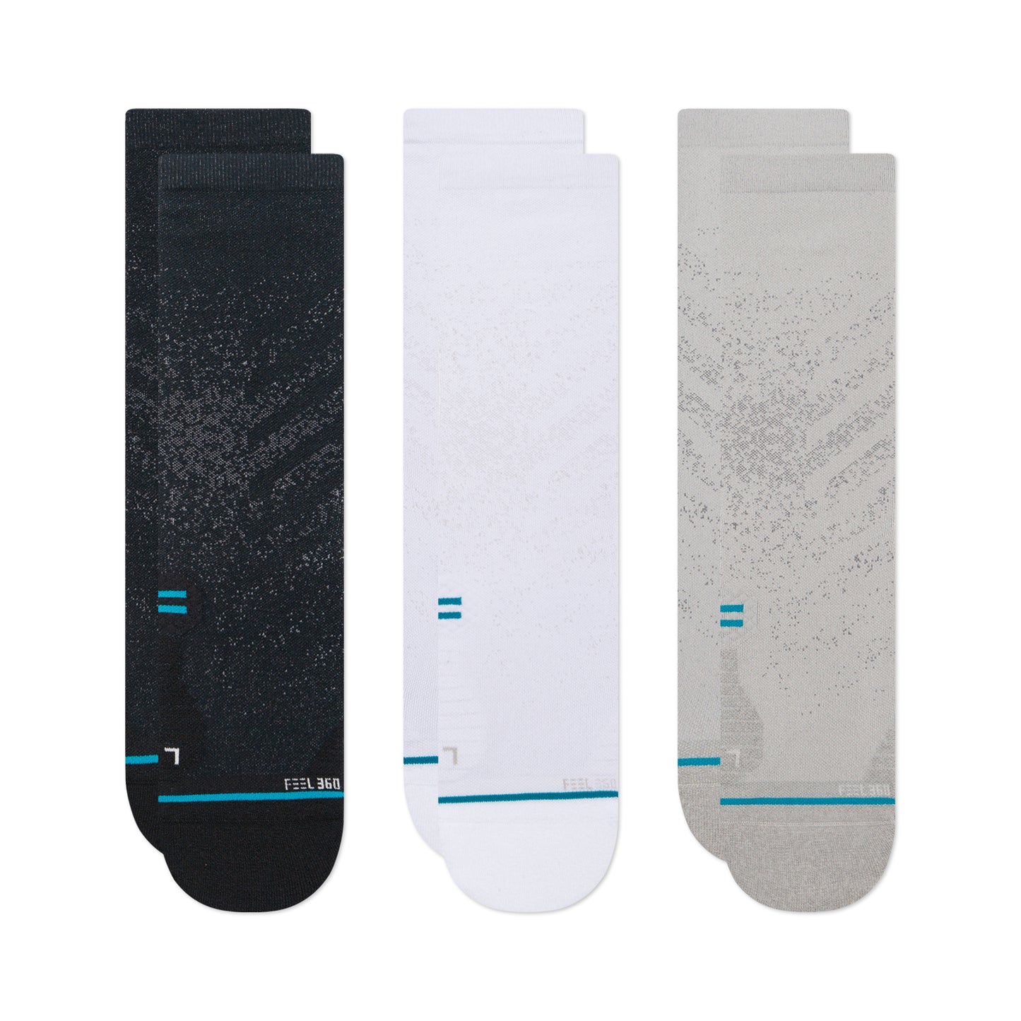 Stance Run Light Crew | Light Cushion | Crew Length | Multi 3 Pack