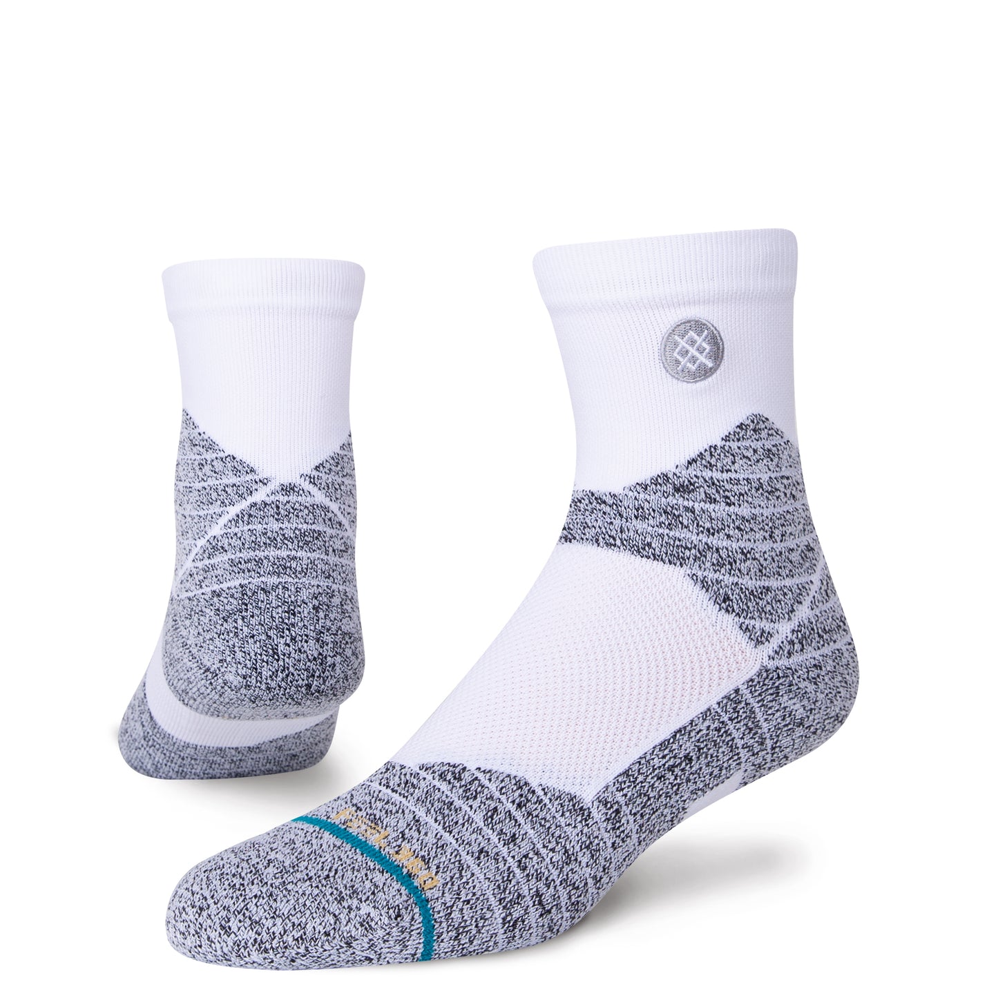 Stance Sport Socks | Mid Cushion | Quarter Length | Icon White