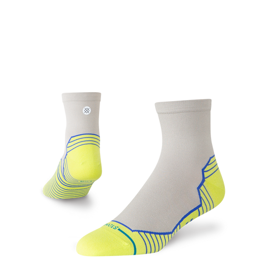 Stance UL Sock | Ultralight Cushion | Quarter Length | Pop Out Grey