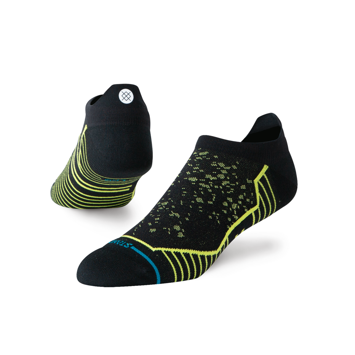 Stance UL Sock | Ultralight Cushion | Tab Length | Speckle Black