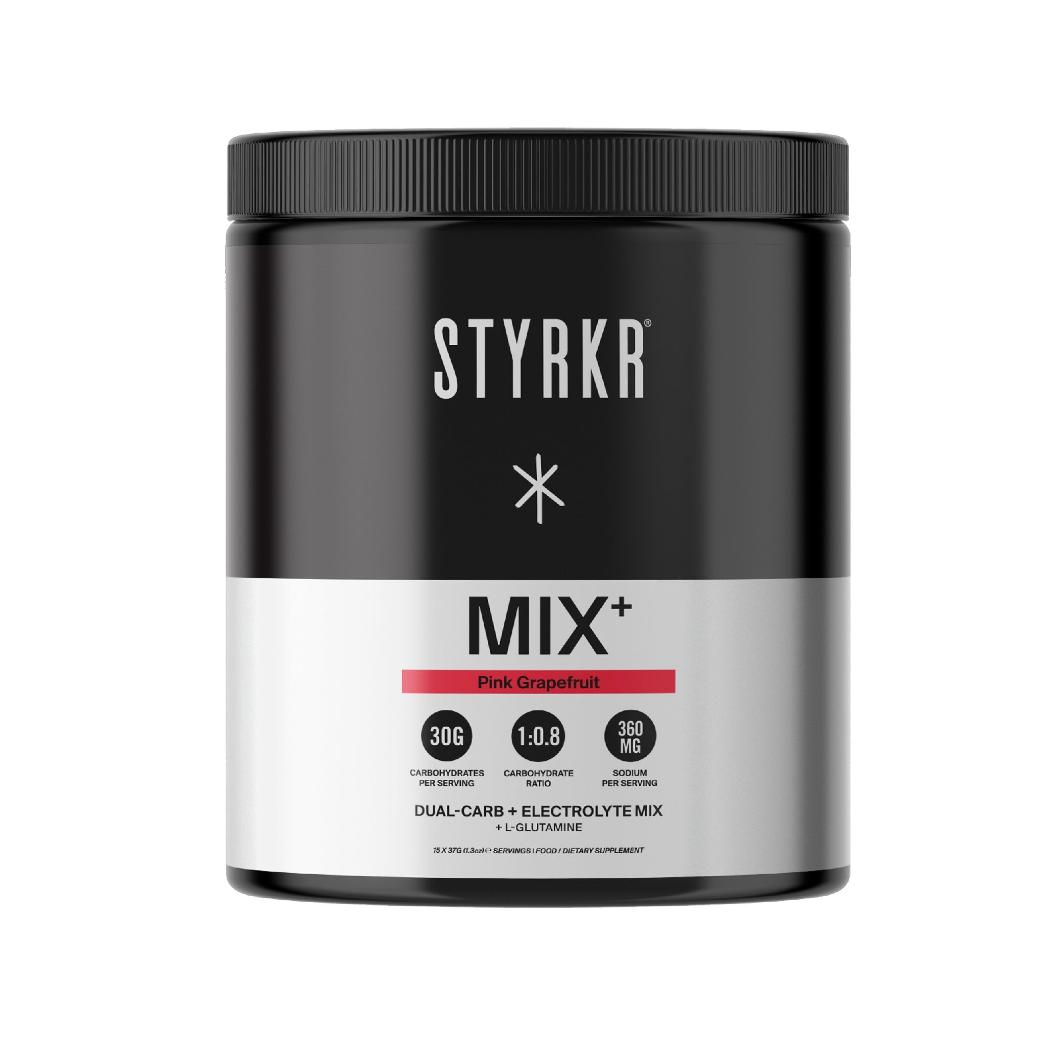 Styrkr Mix+ Dual Carb + Electrolyte Powder | 15 Serves | Pink Grapefru ...