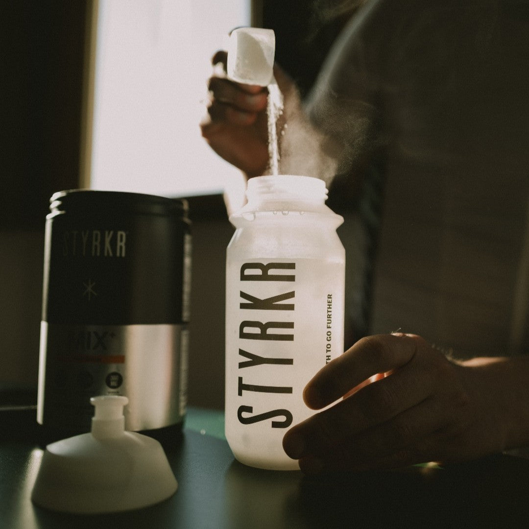 Styrkr Mix+ Dual Carb + Electrolyte Powder | 25 Serves | Pink Grapefruit