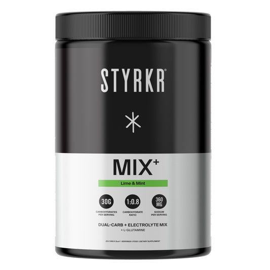 Styrkr Mix+ Dual Carb + Electrolyte Powder | 25 Serves | Lime & Mint