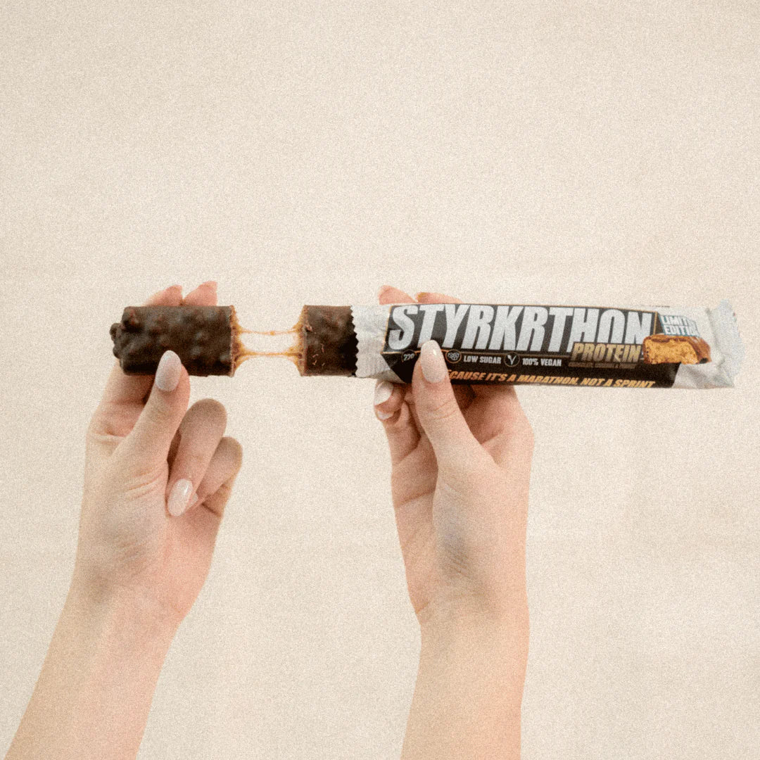 Styrkr Styrkrthon Protein Bar | Chocolate, Caramel & Peanut