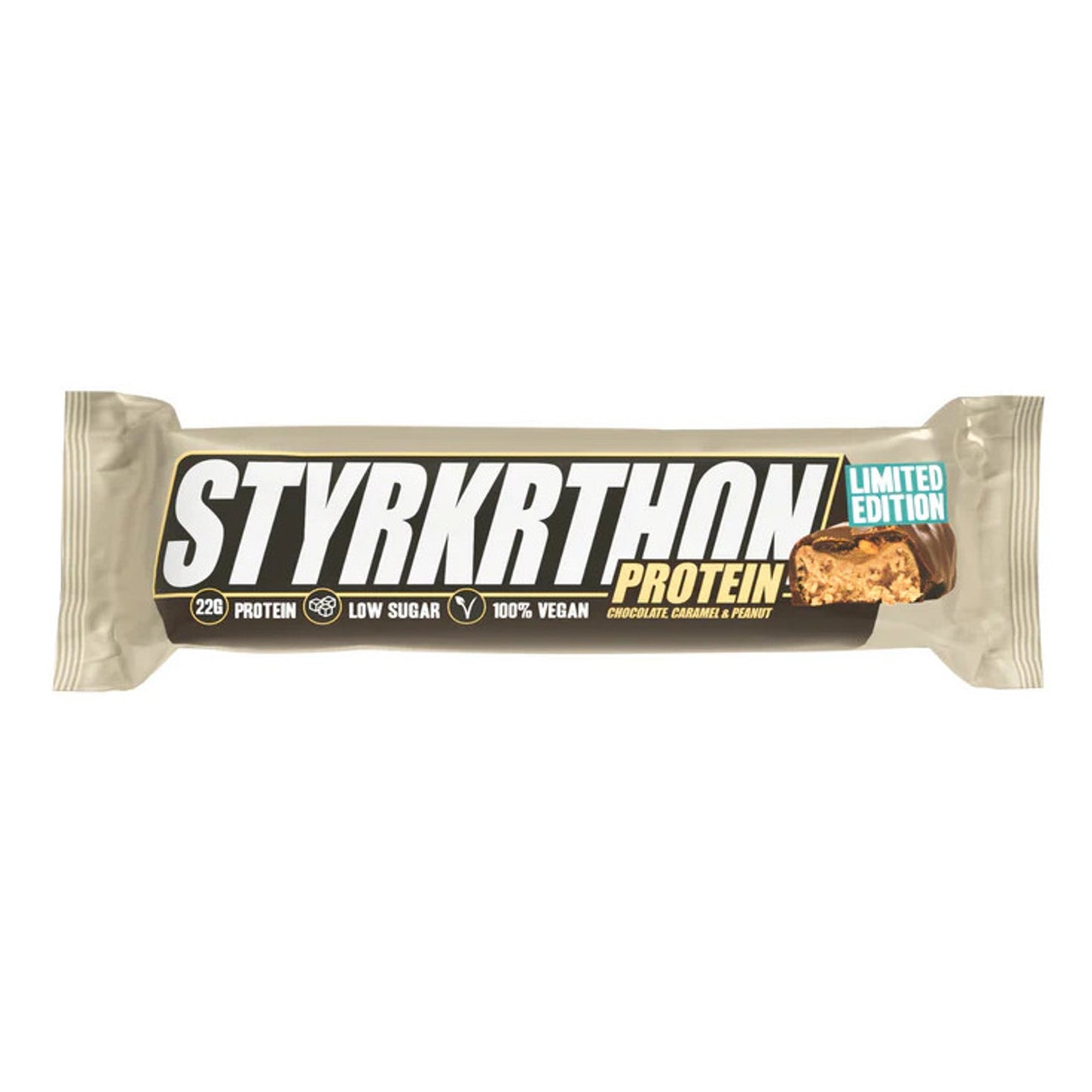 Styrkr Styrkrthon Protein Bar | Chocolate, Caramel & Peanut
