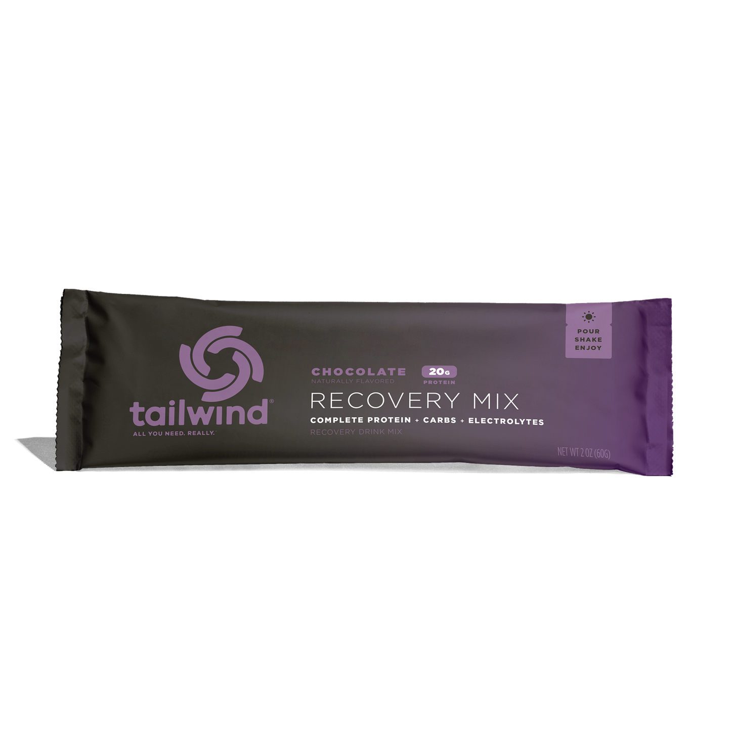 Tailwind Nutrition Fava Recovery Mix | Single Serve | Chocolate