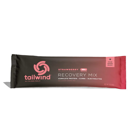 Tailwind Nutrition Fava Recovery Mix | Single Serve | Strawberry
