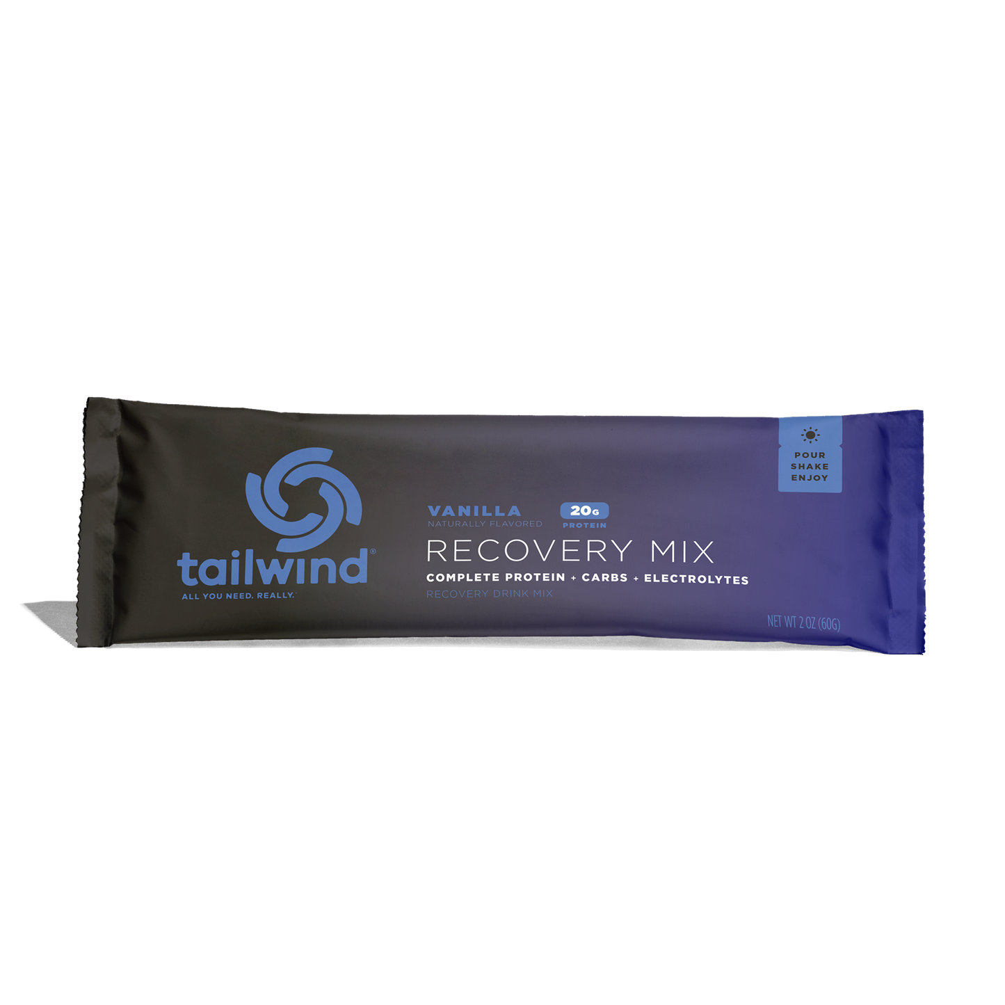 Tailwind Nutrition Fava Recovery Mix | Single Serve | Vanilla