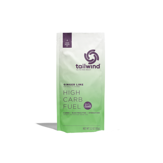 Tailwind Nutrition High Carb Fuel | Single Serve | Ginger Lime