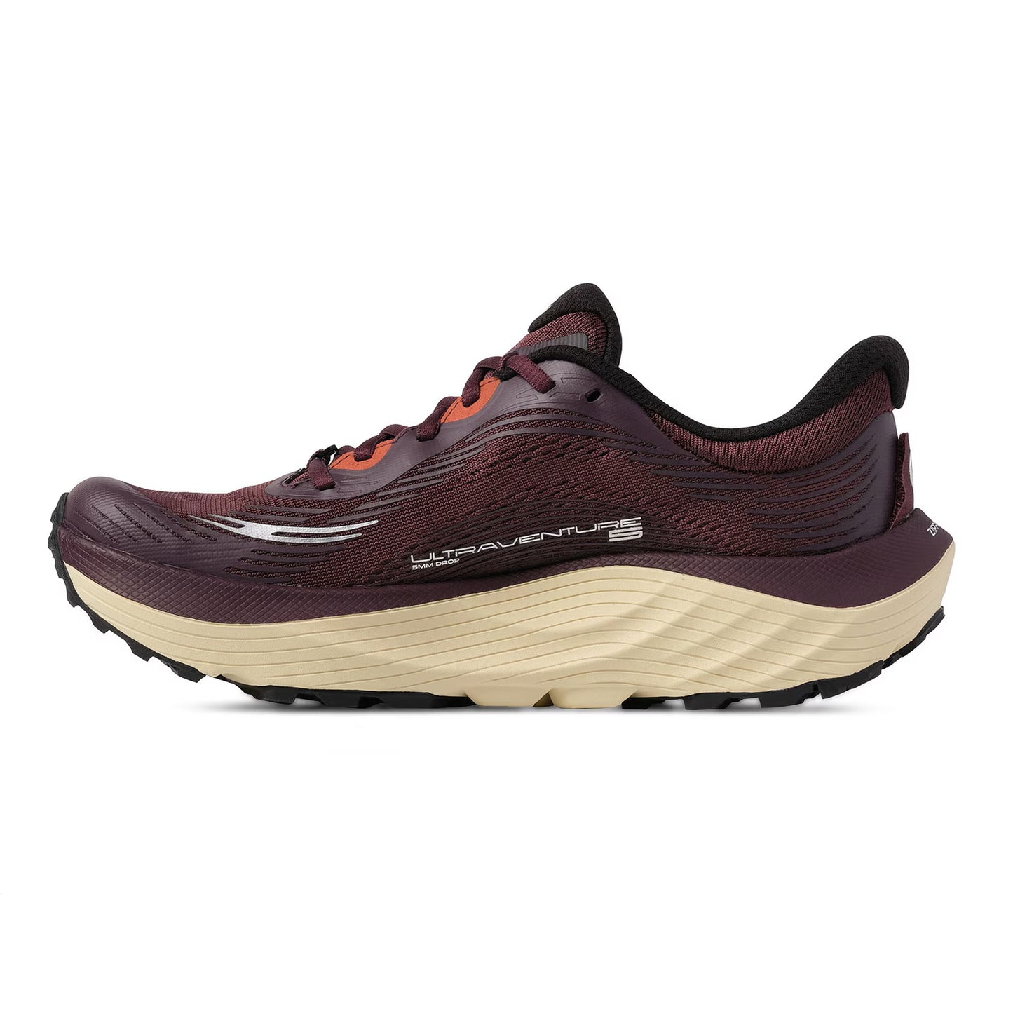 Topo Ultraventure 5 | Maroon / Tan | Womens