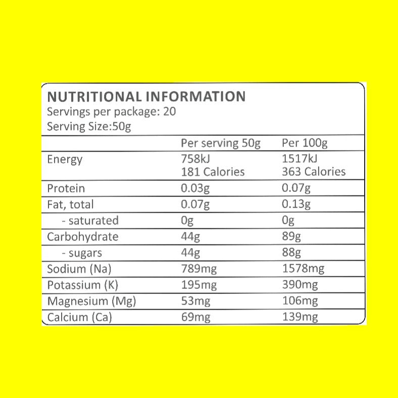 Trail Brew Energy + Electrolyte Drink | 1kg Bag | Lemon