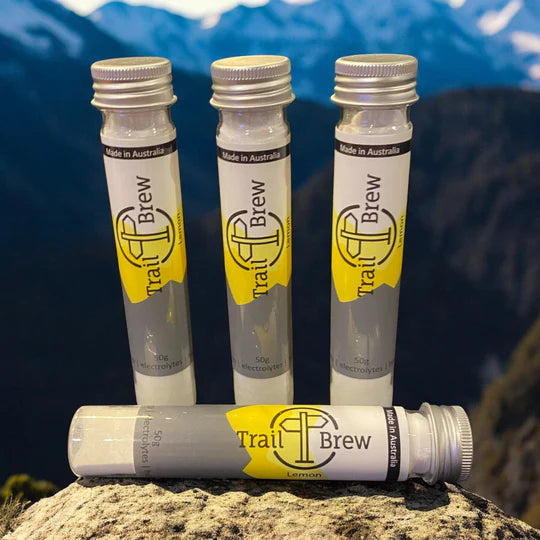 Trail Brew Energy + Electrolyte Drink | Test Tube Singles | Lemon