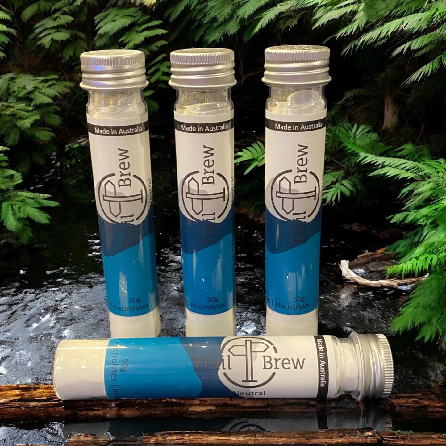 Trail Brew Energy + Electrolyte Drink | Test Tube Singles | Neutral