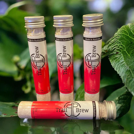 Trail Brew Energy + Electrolyte Drink | Test Tube Singles | Raspberry