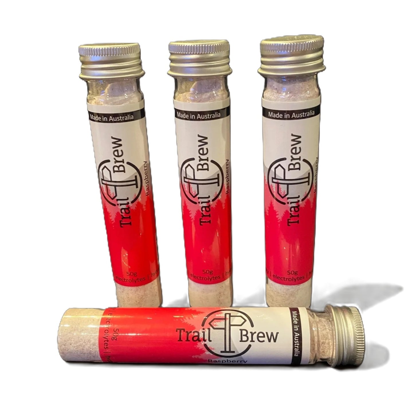 Trail Brew Energy + Electrolyte Drink | Test Tube Singles | Raspberry