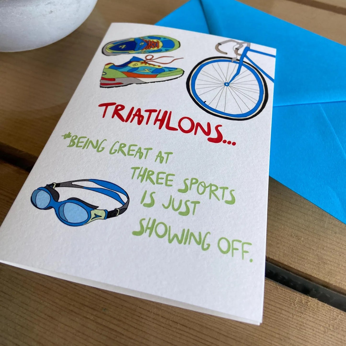 Triathlons | Greeting Card