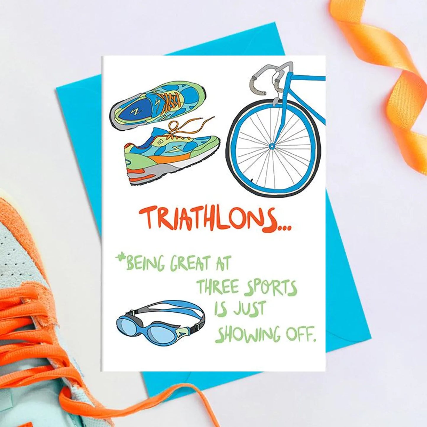 Triathlons | Greeting Card