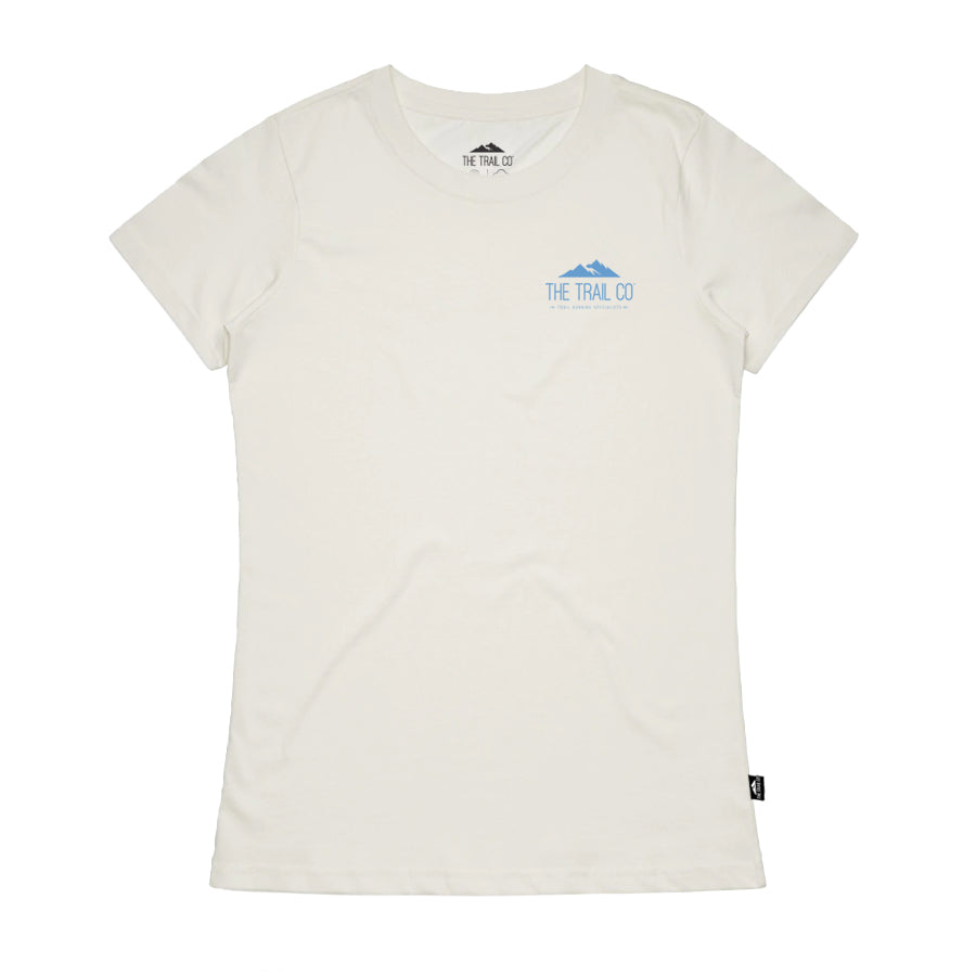 The Trail Co. Casual Tee | Mountains Calling Natural | Womens
